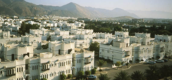 Der Ortsteil Qurm in Maskat Oman