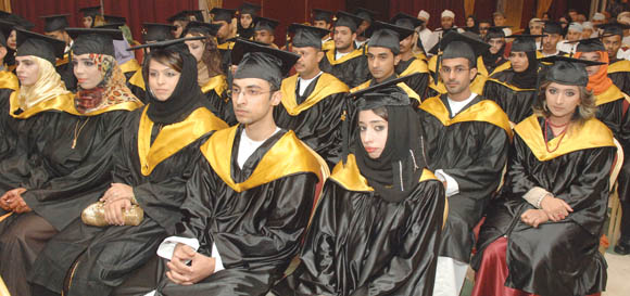 Doktorantinnen an der Qaboos Universtät in Muscat, Oman